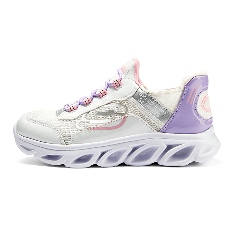 кеды Skechers Skechers Slip-Ins (бело-фиолетовая)