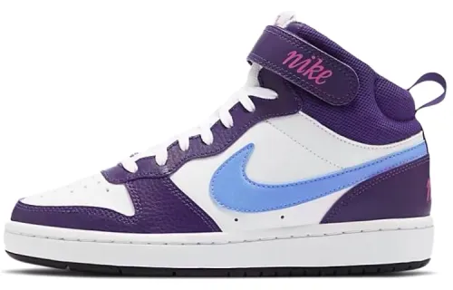 Nike Court Borough Mid 'White Purple Blue' GS
