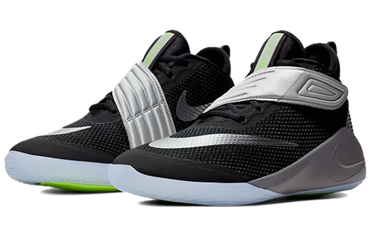 Детские кроссовки Nike Future Flight 2 (черный / серебристый) — Чёрный / серебристый — фото 2