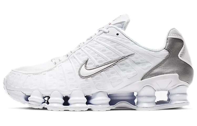 Nike Shox Tl White Metallic Silver