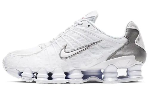 Nike Shox Tl White Metallic Silver