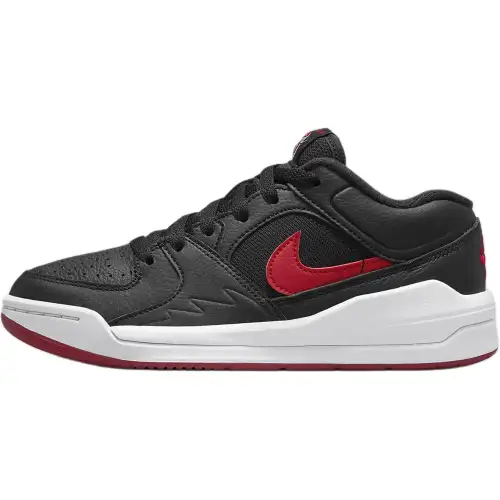 Jordan Stadium 90 Low top Basketball Shoes Black Red Unisex