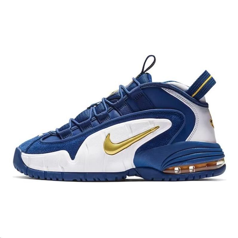 Nike Air Max Penny Mid top Basketball Shoes Blue Unisex