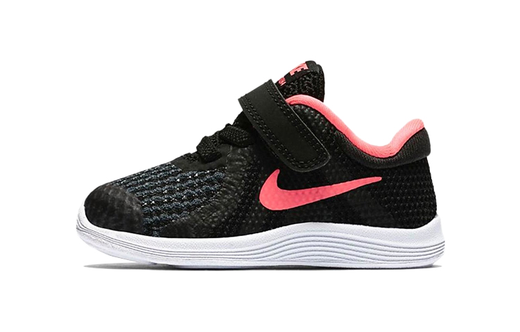 Детские кроссовки Nike Revolution 4 (черно-красные)