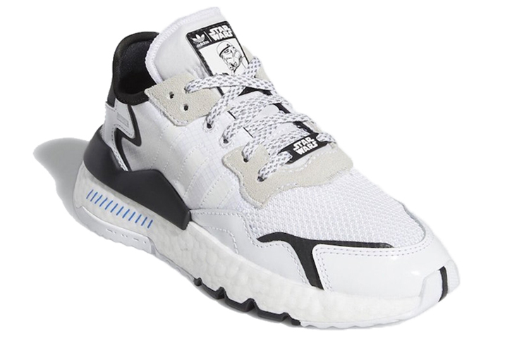 Детские кроссовки adidas originals Nite Jogger (черно-белый) — Чёрный / белый — фото 5