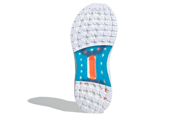 Кроссовки adidas ULT Primeblue J (бело-оранжево-синий) — фото 5