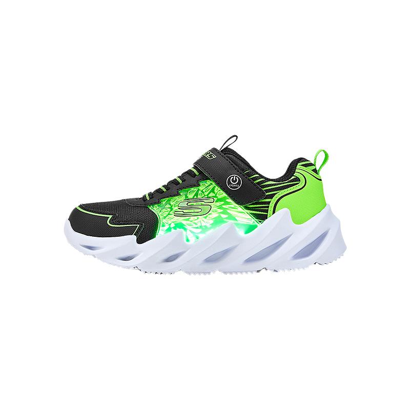 Детские кроссовки Skechers (черно-лимонные)