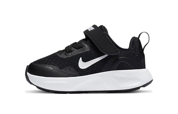 Детские кеды Nike Wearallday (черно-белые)