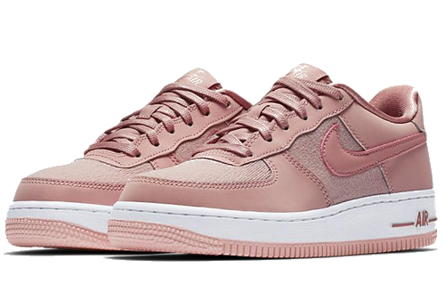 Кеды Nike NikeAir Force 1 GS (розовый) — фото 4