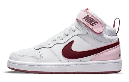 Nike Court Borough Mid 2 White Pink Foam GS