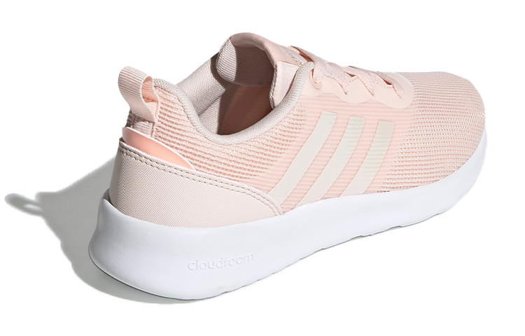детские кроссовки adidas neo Qt Racer 2.0 K (розово-белый) — фото 4