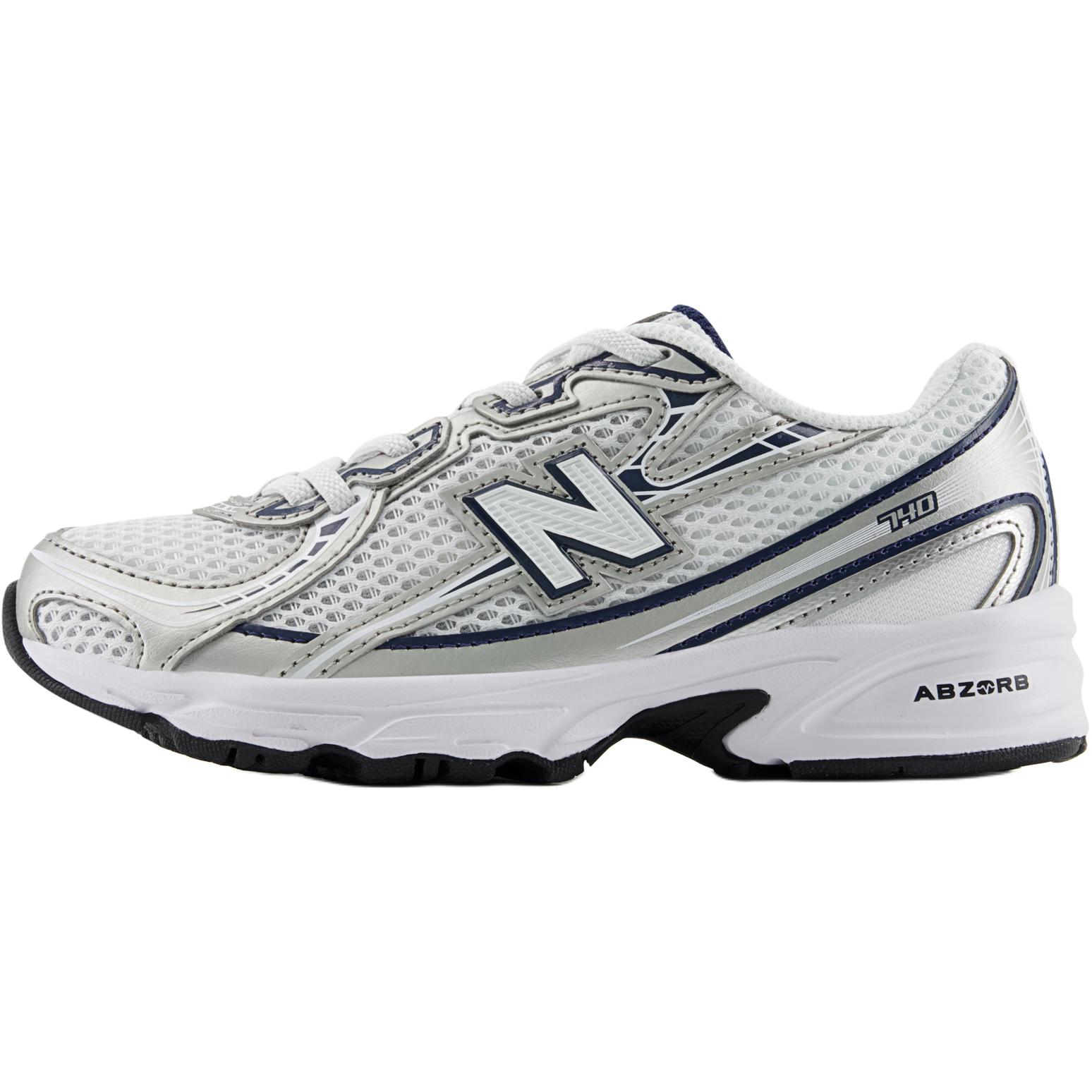 Детские кроссовки New Balance New Balance NB 740 BUNGEE LACE / (белые)