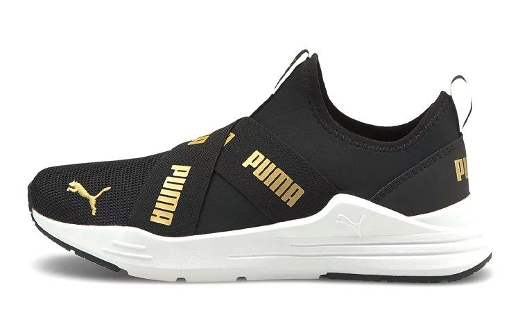 Детские кроссовки PUMA PUMA Wired Run (черный / золотой)