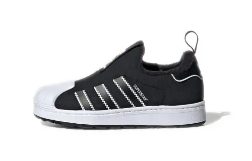 Adidas originals SUPERSTAR 360 360 Wtr C low-top sneakers bright black and white for children