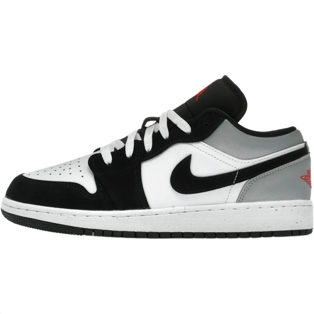 Jordan Air Jordan 1 Low top Children's Basketball Shoes Black White Unisex
