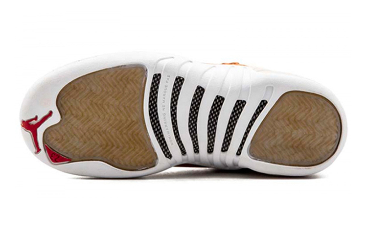 Кроссовки Jordan JordanAir Jordan 12 Retro Chinese New Year GS (светло-коричневый / красный) — фото 7