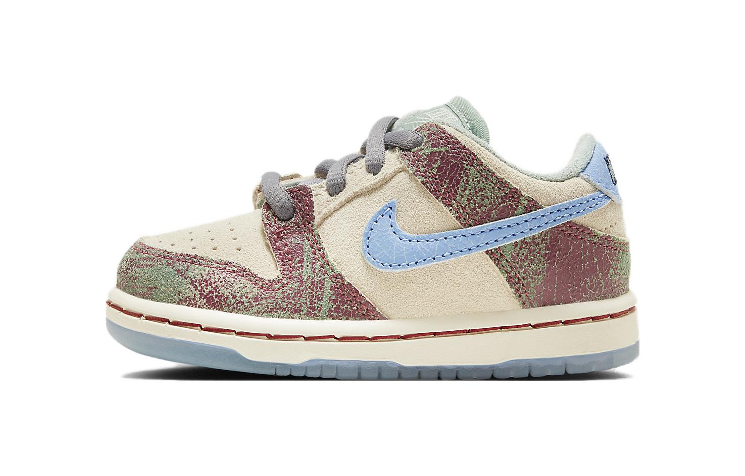 Кроссовки Nike Dunk SB (детские, молочно-белые)