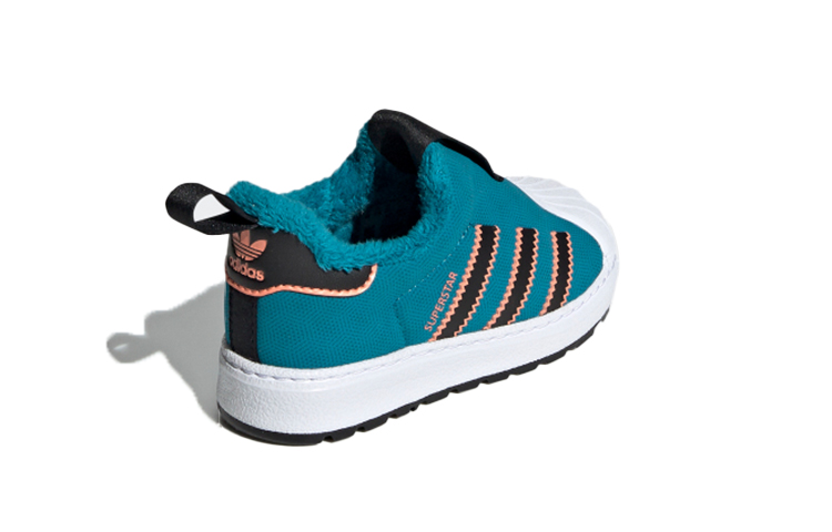 Детские кеды adidas originals SUPERSTAR (синий / белый / черный) — Синий / белый / чёрный — фото 5