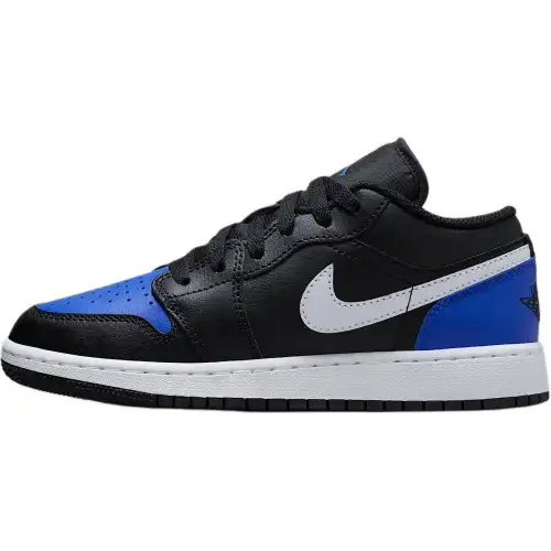 Jordan Air Jordan 1 Low top Basketball Shoes Black/Royal Blue/White Unisex