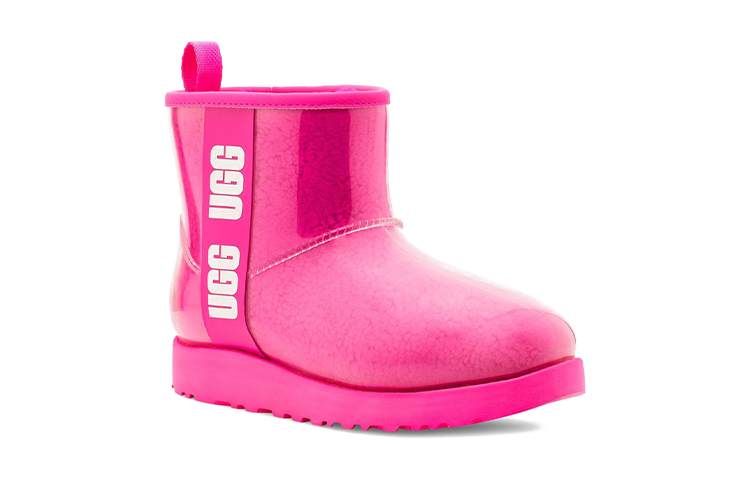 Сапоги UGG CLASSIC CLEAR MINI (фиолетовый) — фото 3