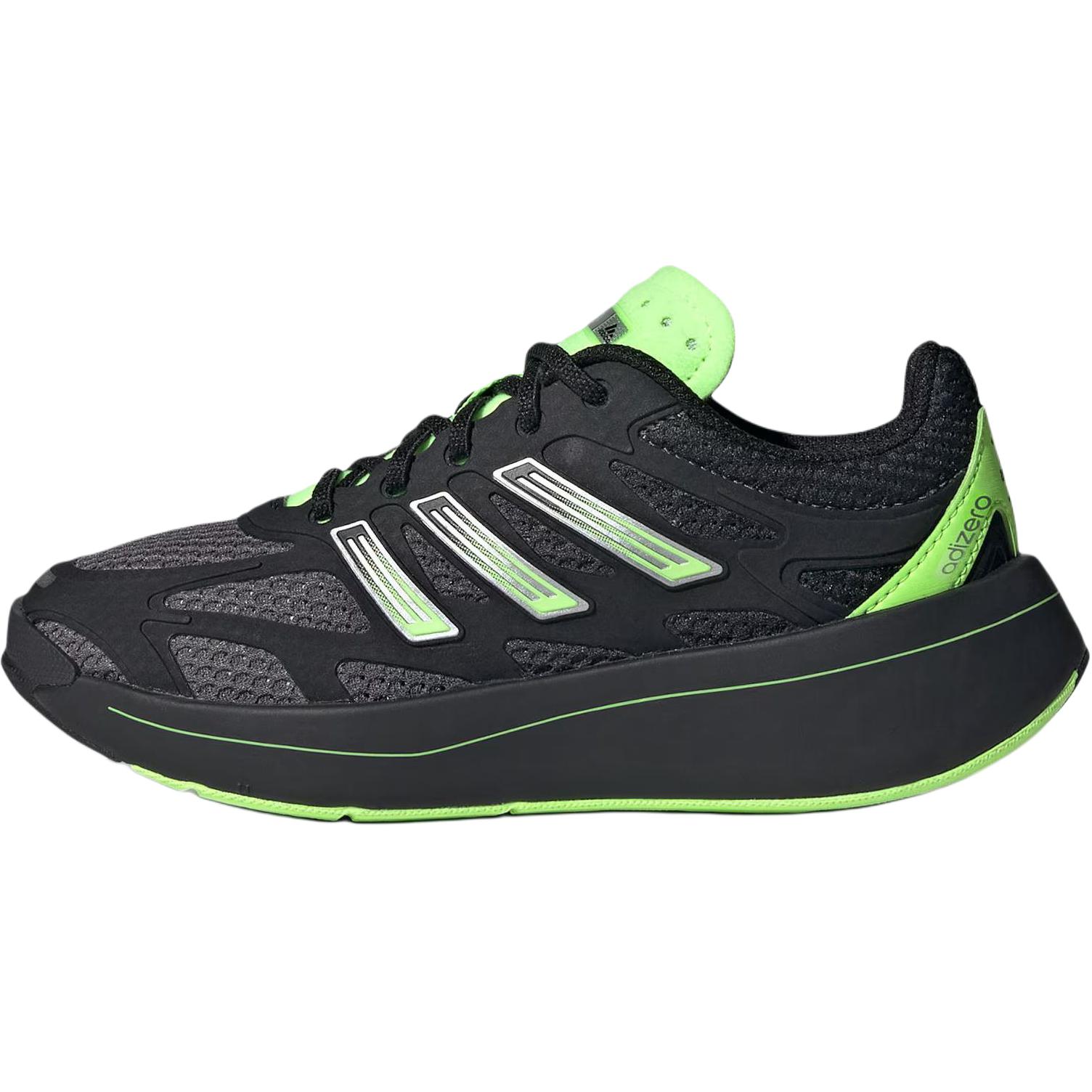 Детские кроссовки adidas Adizero Aruku (черно-зеленые)