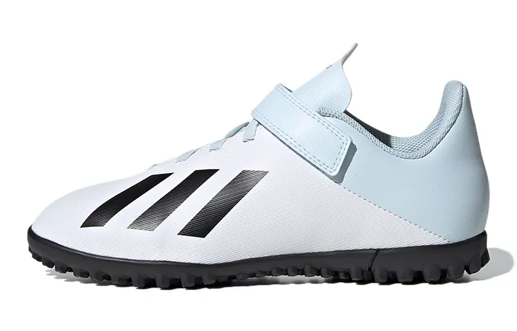 Adidas X 19.4 Abrasion Resistant Abrasion Resistant Low top Kids' Soccer Shoes White Children Aged 3 7 Years Old