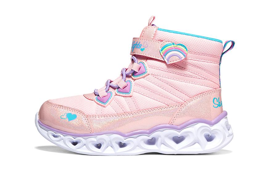 Детские кроссовки Skechers Heart Lights (розовый / разноцветный)