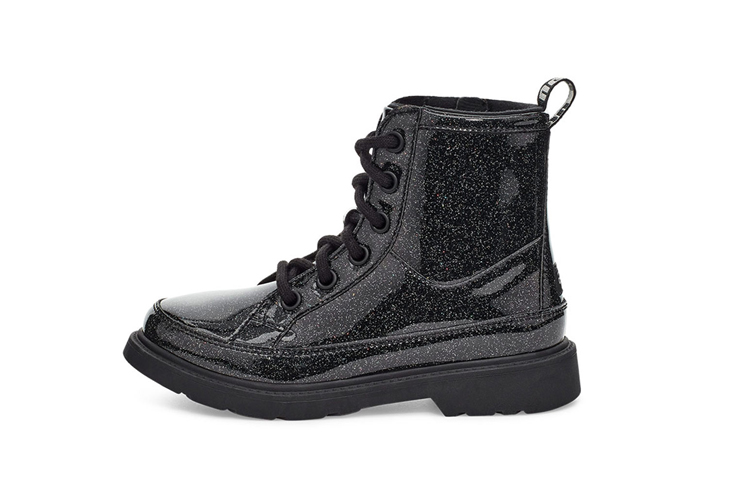 Детские ботинки UGG Robley Glitter (черные) — фото 1