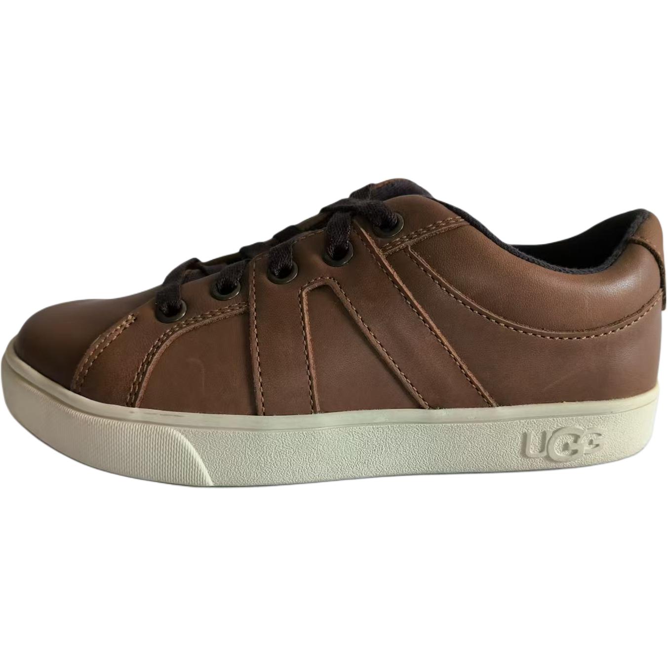 Детские кеды UGG MARCUS SNEAKER LEATHER (коричневые)