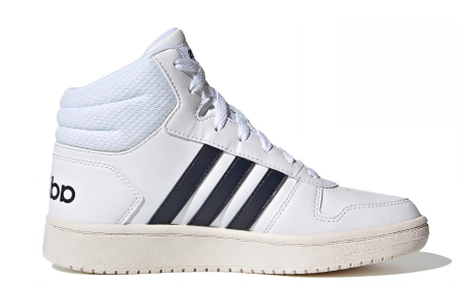 Кеды adidas neo Hoops 2.0 K (черно-белые) — фото 3