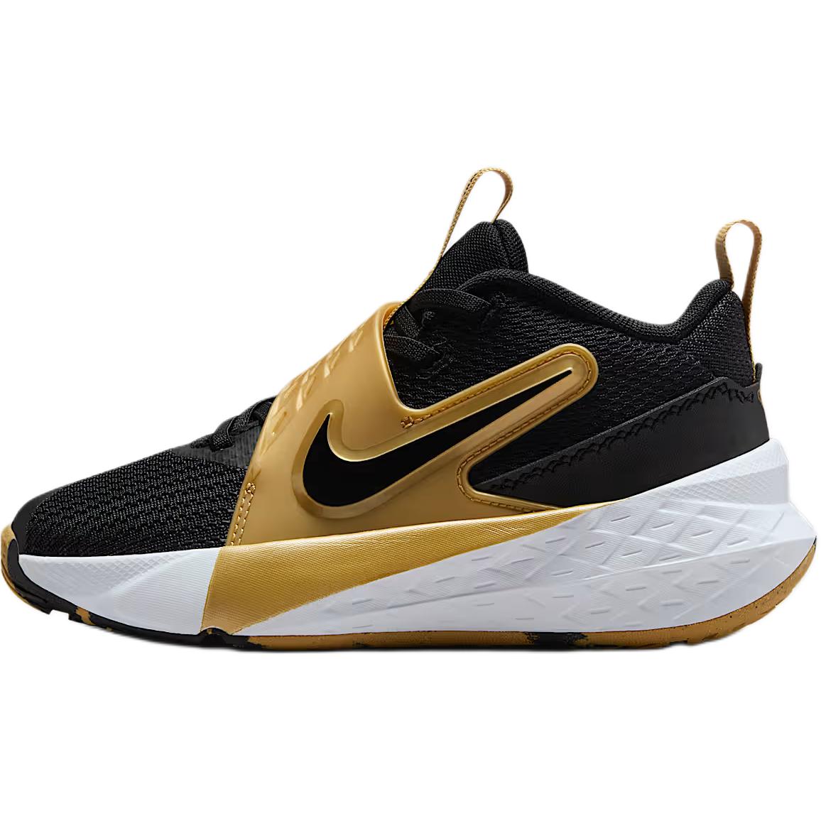 Детские кроссовки Nike Nike Team Hustle D 12 (черно-золотой)
