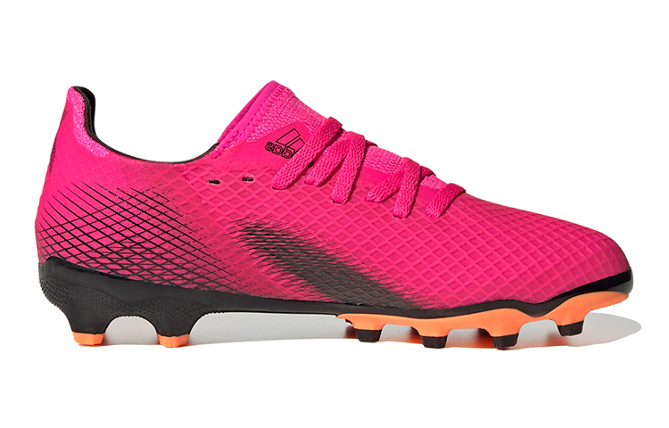 Детские бутсы adidas FY1093 (розово-черные) — фото 2