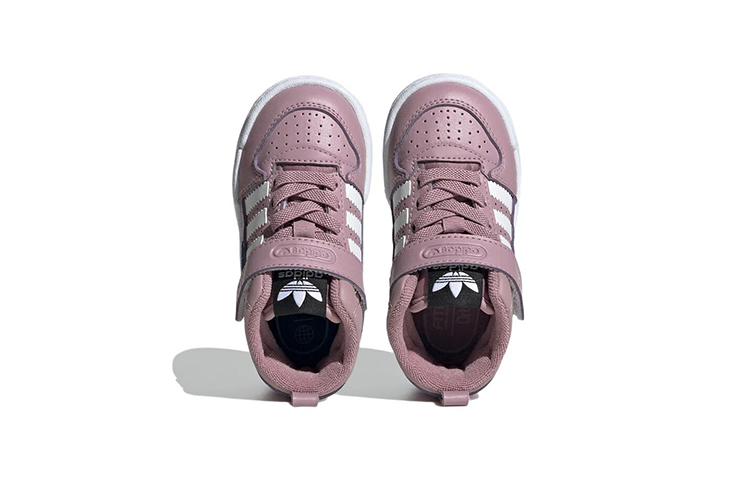 Детские кроссовки adidas originals Forum (розовый / синий) — фото 6