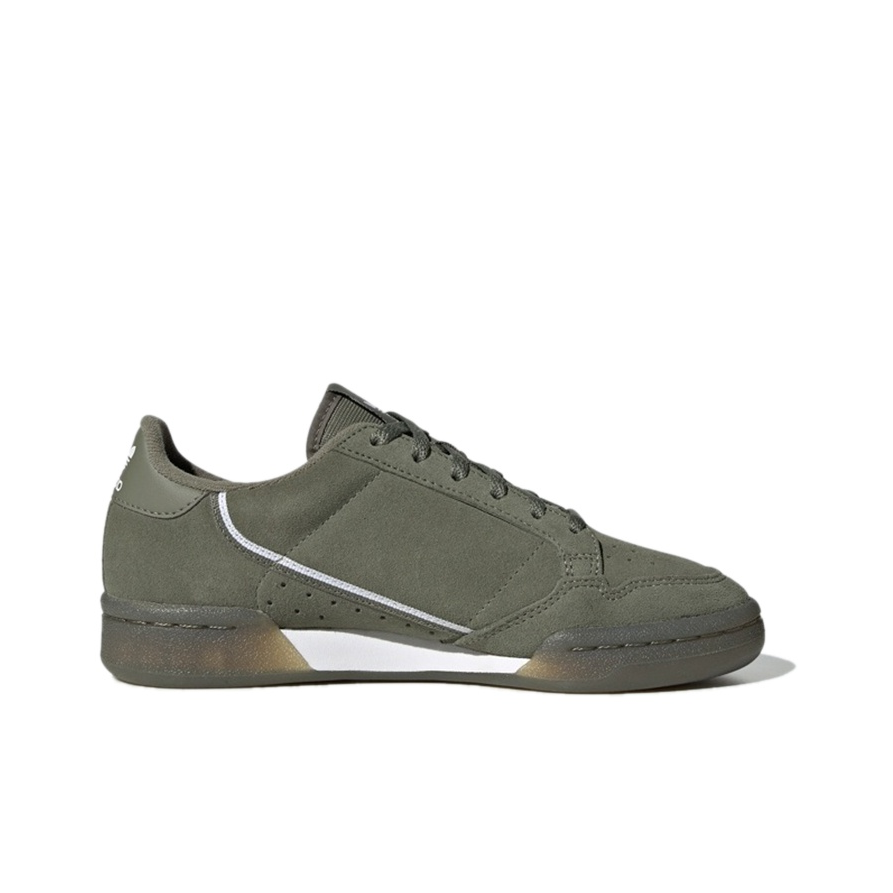 Кеды adidas originals 80 J (зеленые) — фото 3