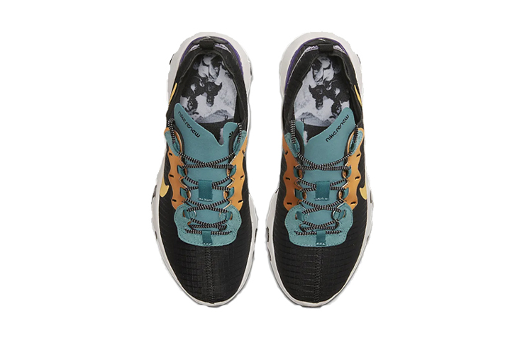 Унисекс кроссовки Nike React Element 55 (черные) — фото 6