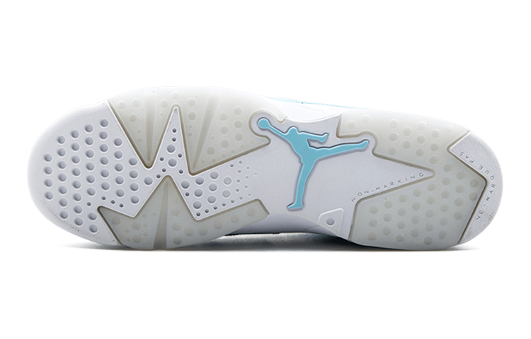 Кроссовки Jordan JordanAir Jordan 6 Retro Pantone GS (синий / белый) — фото 6