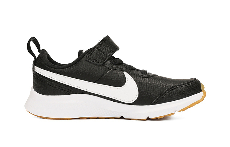 Детские кроссовки Nike Varsity Leather (черно-белые) — фото 3