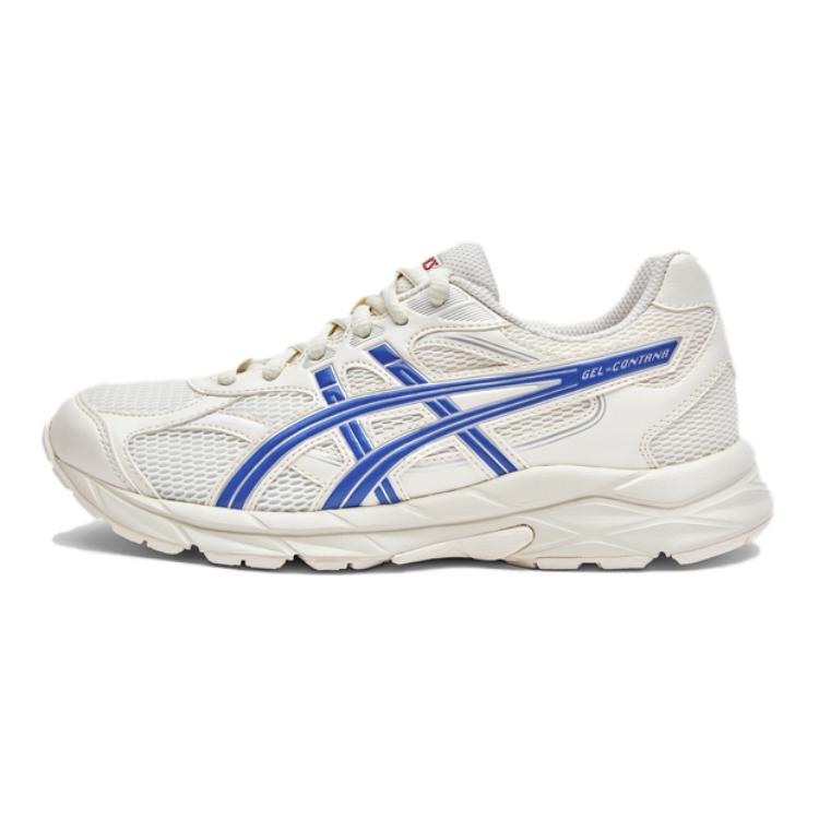 ASICS GEL-CONTANA GS GEL-CONTANA GS lightweight sweat-wicking running shoes for campus fitness and long-lasting wear without fatigue, cushioning and stability, low-cut children's running shoes, white, children's style