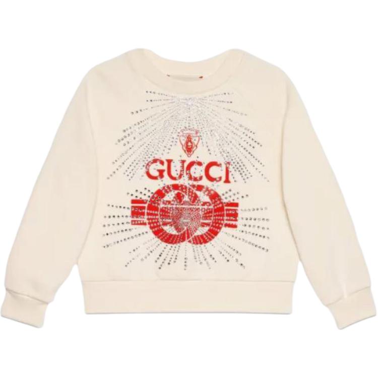 Женская худи Gucci GUCCI Logo (белый)