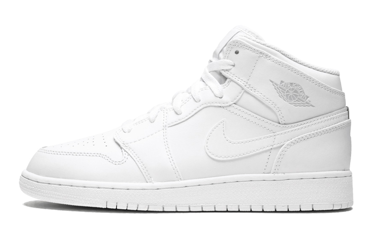 Кроссовки Jordan Air Jordan 1 Mid (белые)