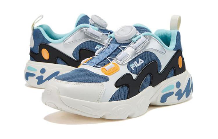 Детские кроссовки Fila KIDS (бело-зеленые) — фото 3