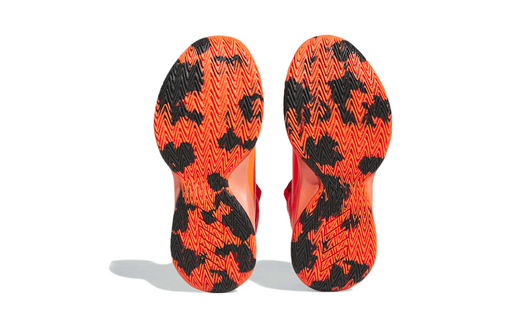 Детские кроссовки adidas Cross Em Up 5 (оранжево-черные) — Оранжевый / чёрный — фото 7