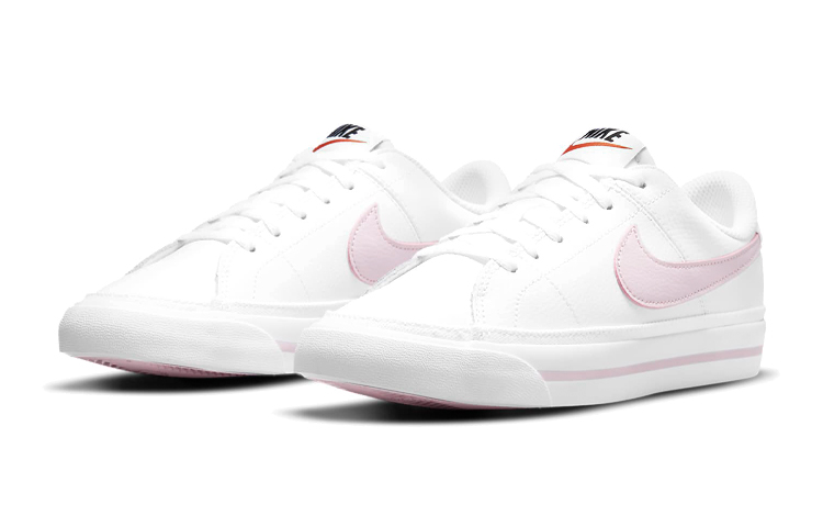 Кеды Nike NikeCourt Legacy (бело-розовые) — 白/淡粉 — фото 4