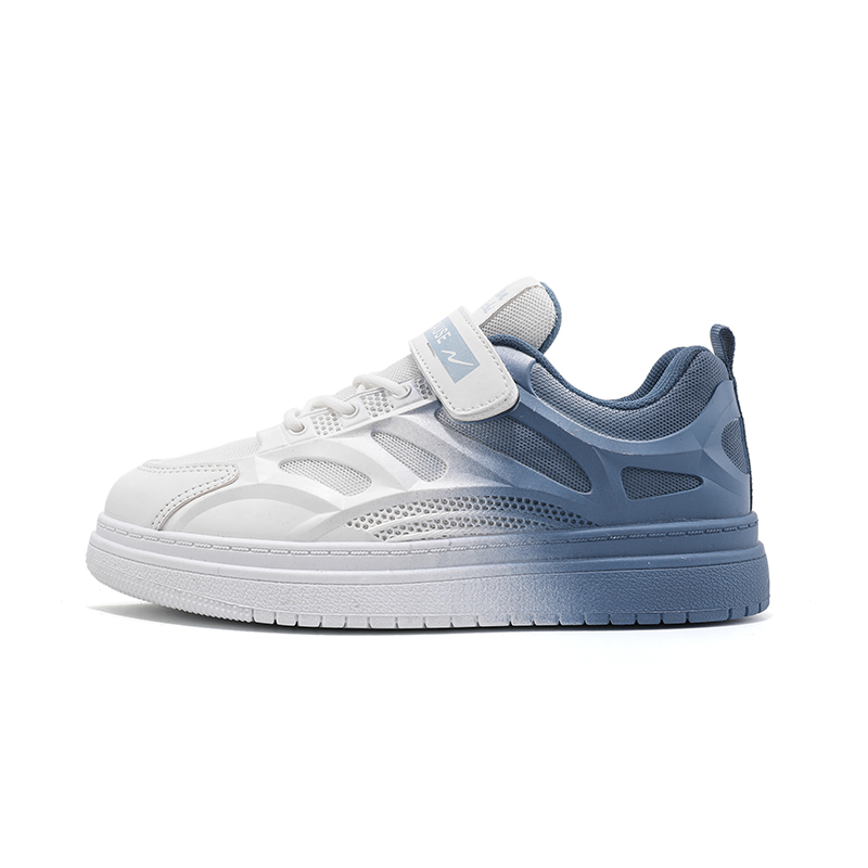 Peter Pan mesh, a new way of wearing sportswear for boys and girls, the beauty blooms, neat stitching, flat sole, wear-resistant, spacious toe, low-top casual shoes