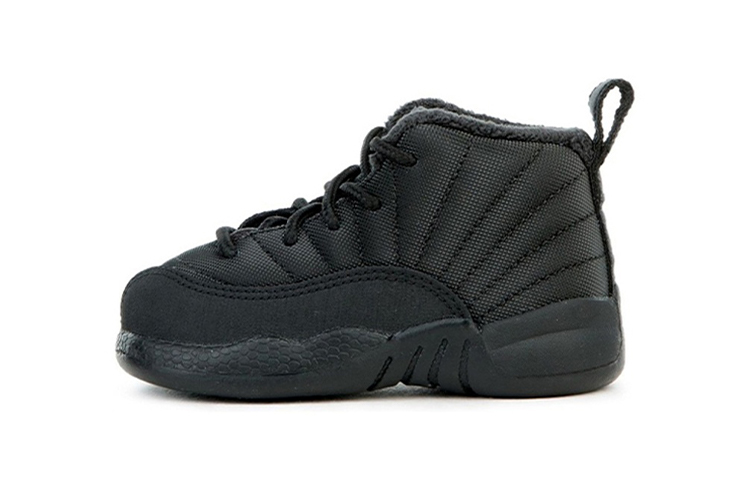 Детские ботинки Jordan Air Jordan 12 (черно-белые)