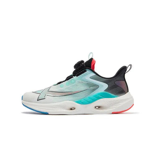 Xtep Hydrogen Wind 8.0PRO Feixuan Technology Hydrogen Rebound Wear-Resistant Lightweight Shock Absorption Anti-Slip Low-top Children's Running Shoes Sail White Black Serenity Blue Children's Model