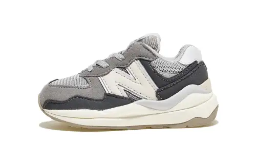 New Balance NB 57/40 comfortable and versatile shock-absorbing low-top running shoes gray baby