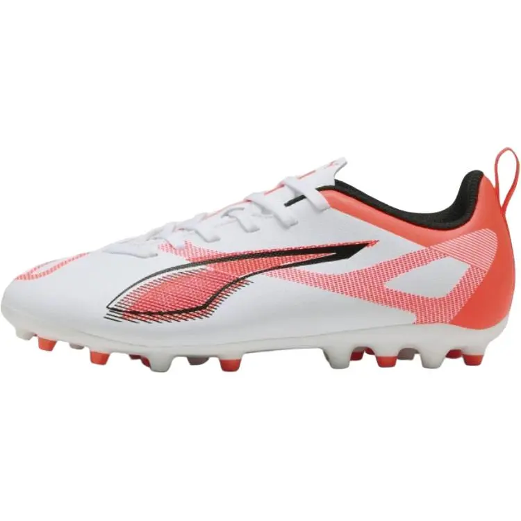 PUMA Ultra 5 Abrasion Resistant Low top Kids' Soccer Shoes White Red Kids'