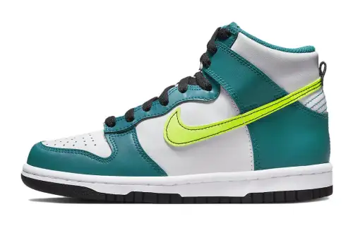 Nike Dunk High Bright Spruce Volt GS