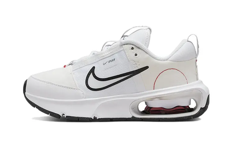 Nike Air Max INTRLK Cushioning, Wear Resistant Low top Kids Lifestyle Shoes White Black Children Aged 3 7 Years Old